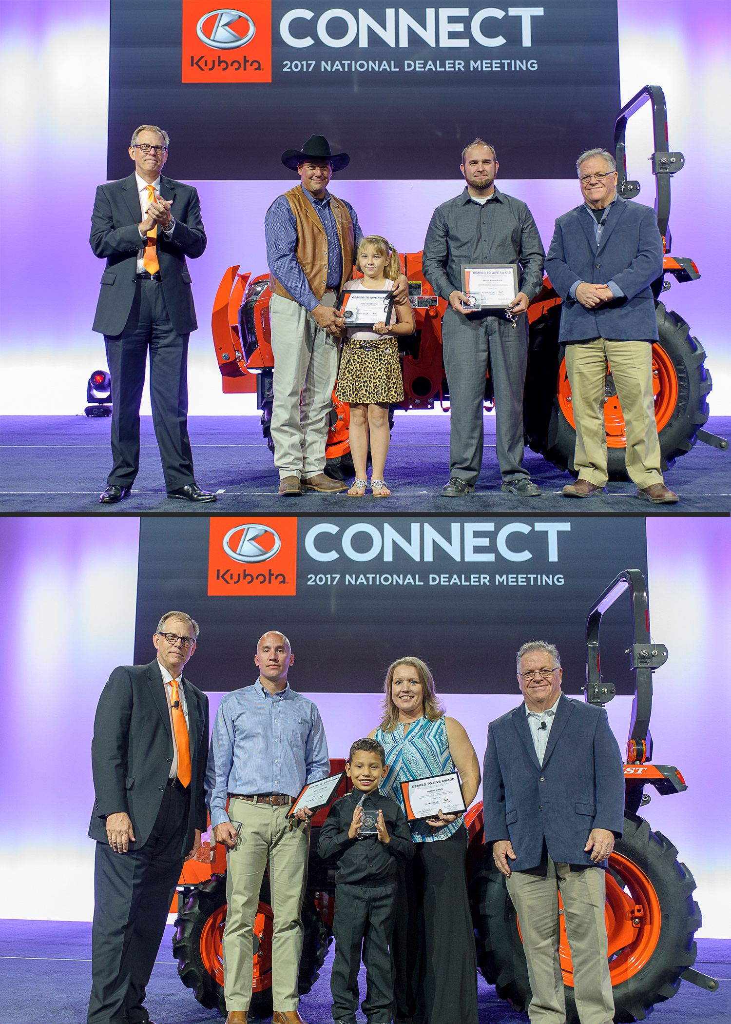 2017 Geared to Give: Four Farmer Veterans Awarded New Kubota L-Series Tractors