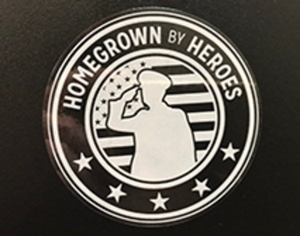 Original - Homegrown By Heroes Logo Car Window Decal