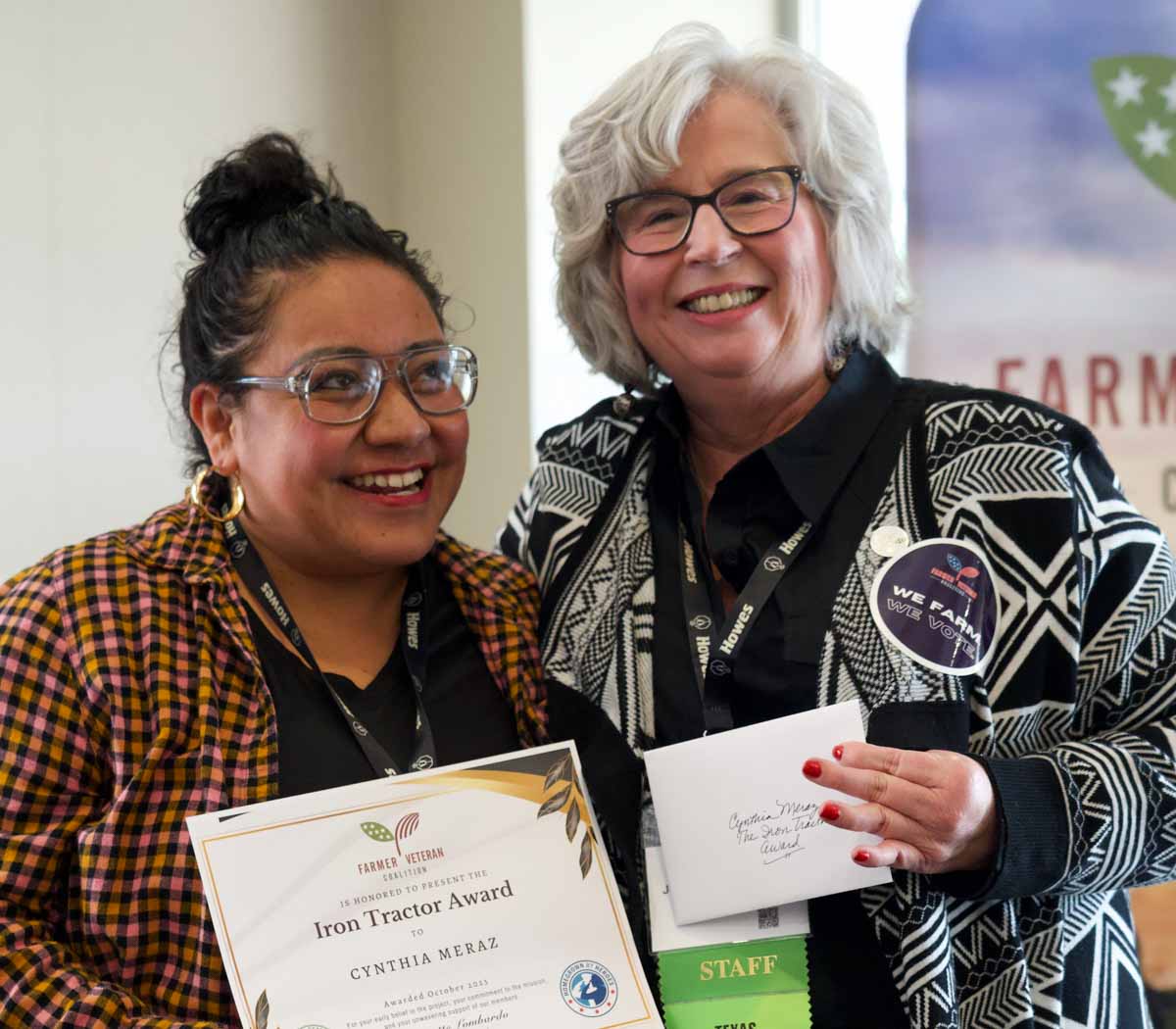 iron tractor award cynthia meraz